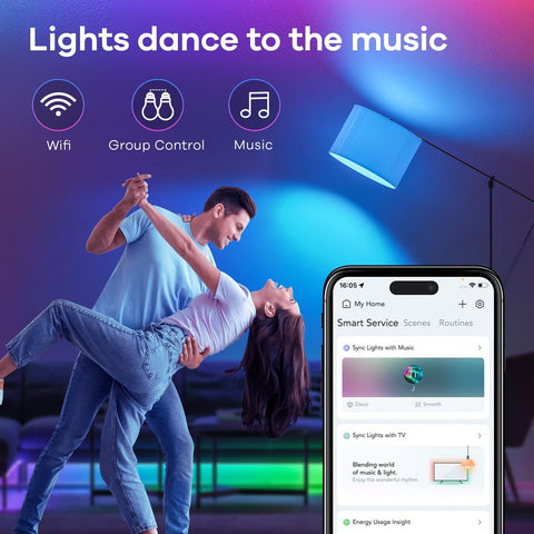 Linkind 16-million-colors bulb enhances scenes with depth.
