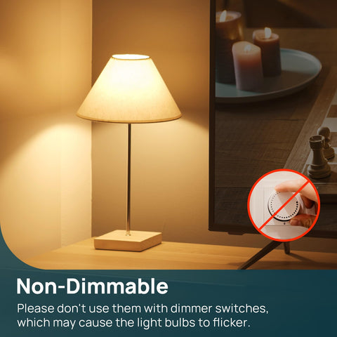 Linkind E26 standard-base bulb for quick, easy installation.