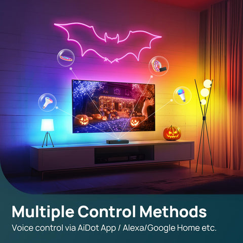 Linkind compatibility with external devices like Fire TV Stick for synchronized ambience.