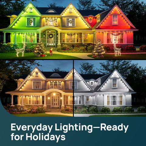 Linkind HP5 IP67 weatherproof rating keeps outdoor lighting reliable in rain or snow.