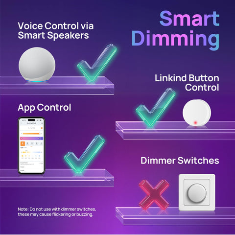 Linkind Matter BR30 offers party and calm scene presets.