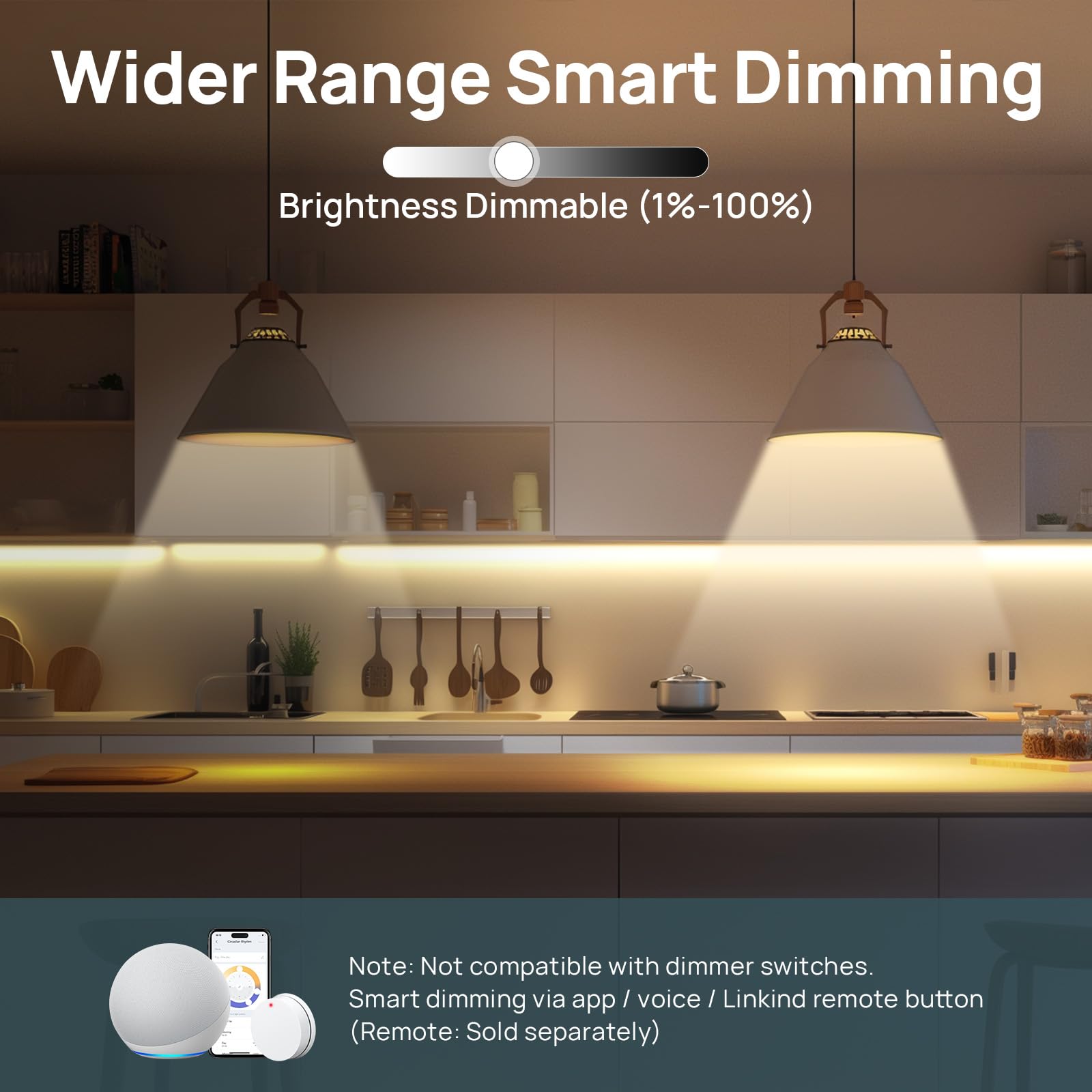 Linkind Matter out of home control via AiDot app for remote management.