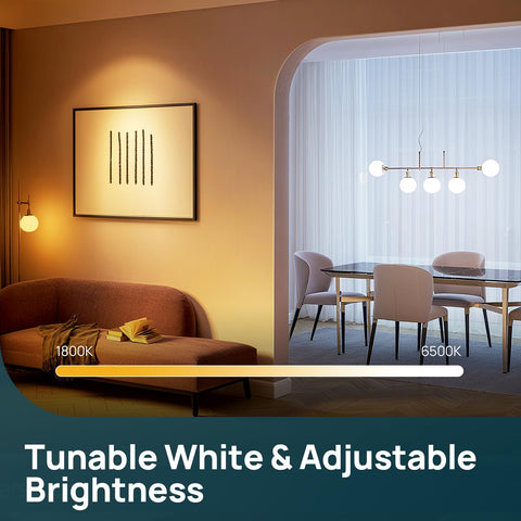 Linkind Matter bulb in party mode with color-changing lighting to music