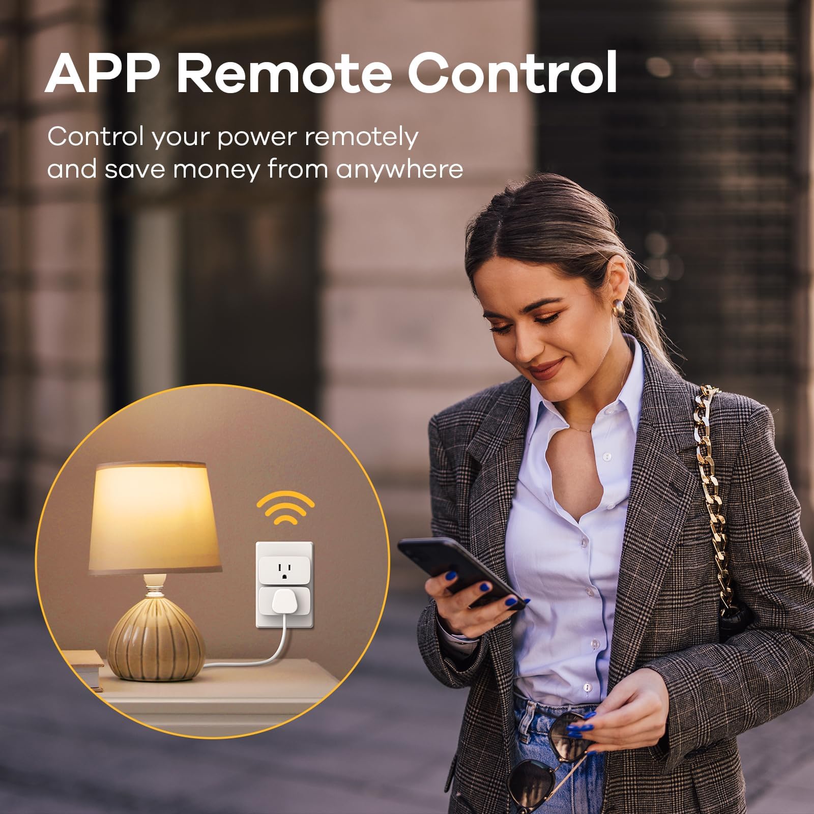 Linkind Matter Smart Plug 6-pack remote app control on screen