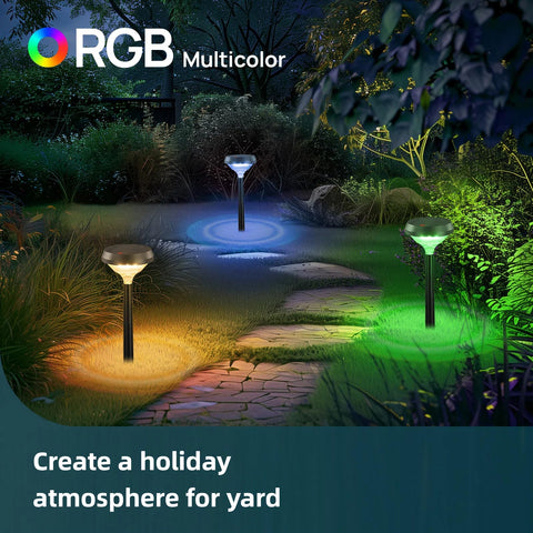 Linkind RGB lights deliver up to 200lm brightness for clear yard accents.