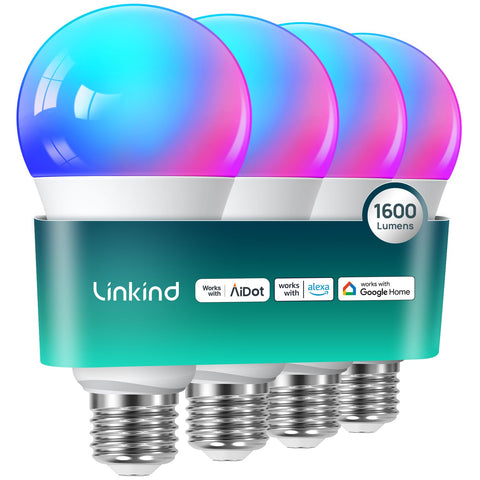 Linkind smart light bulb delivers 1600lm brightness for large rooms.
