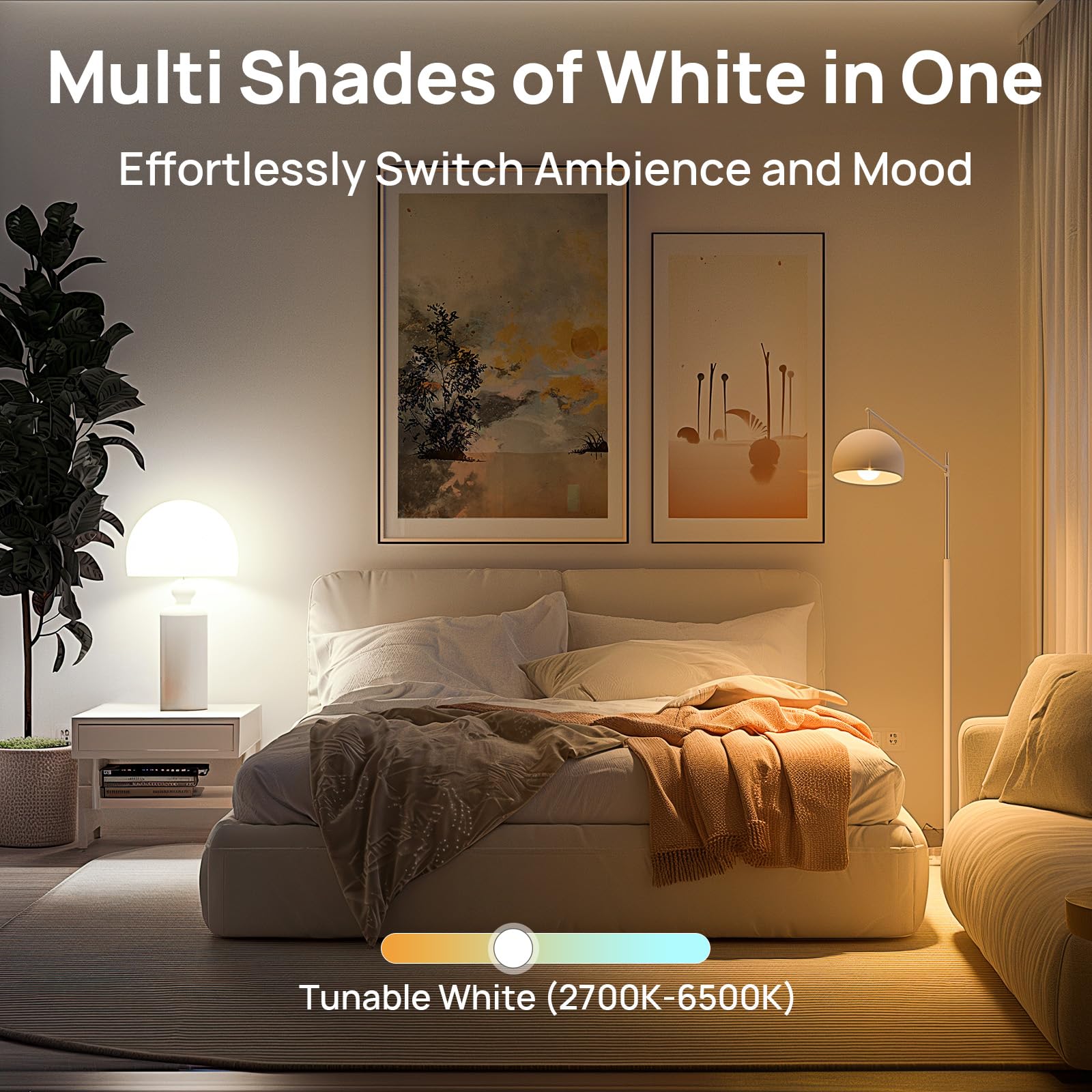 Linkind smart light bulb with voice control via Alexa and Google Home