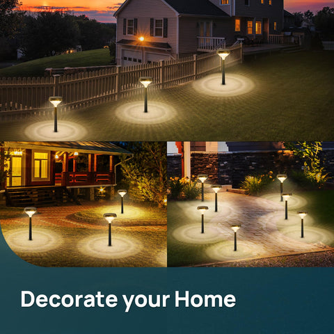 Linkind lights showcase waterproof ABS construction for all weather use.