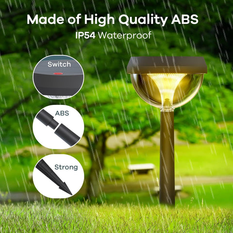 Linkind solar lights offer 4 installation heights to fit any yard.