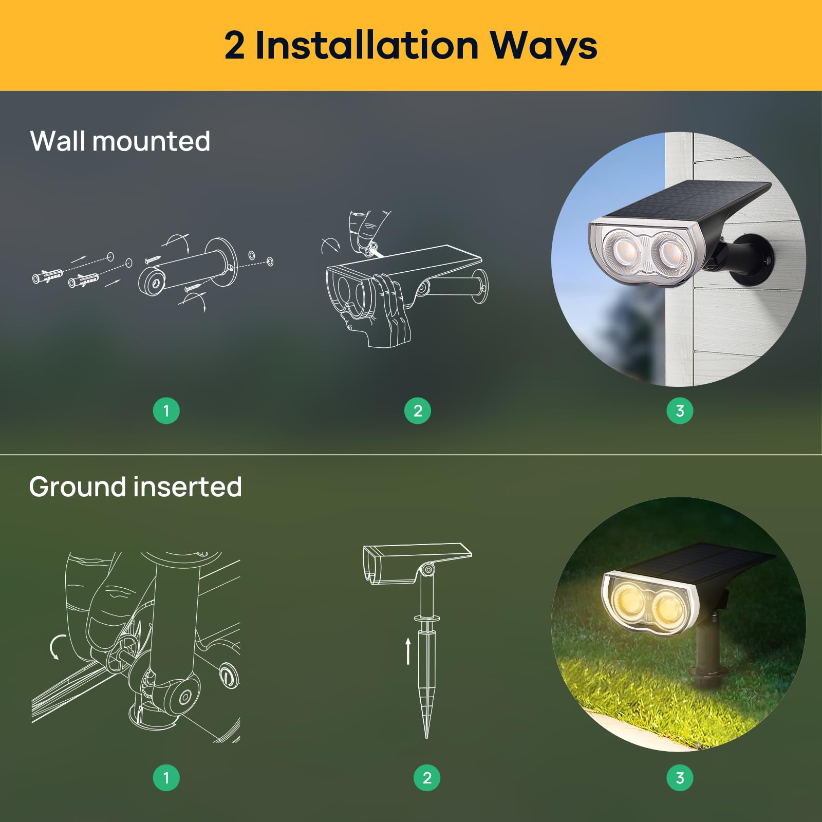 Linkind StarRayS wall-or-ground installation option offers flexible placement.