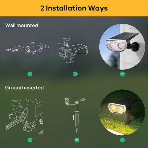 Linkind StarRayS wall-or-ground installation option offers flexible placement.