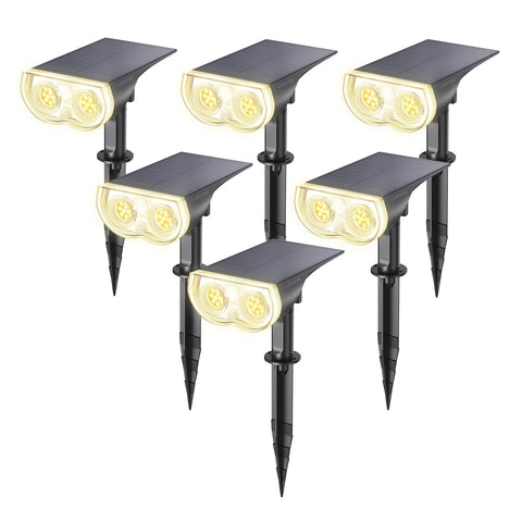 Linkind StarRay dusk-to-dawn outdoor light auto-illuminates pathways.