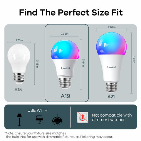 Linkind bulbs grouped for synchronized multi-room lighting.