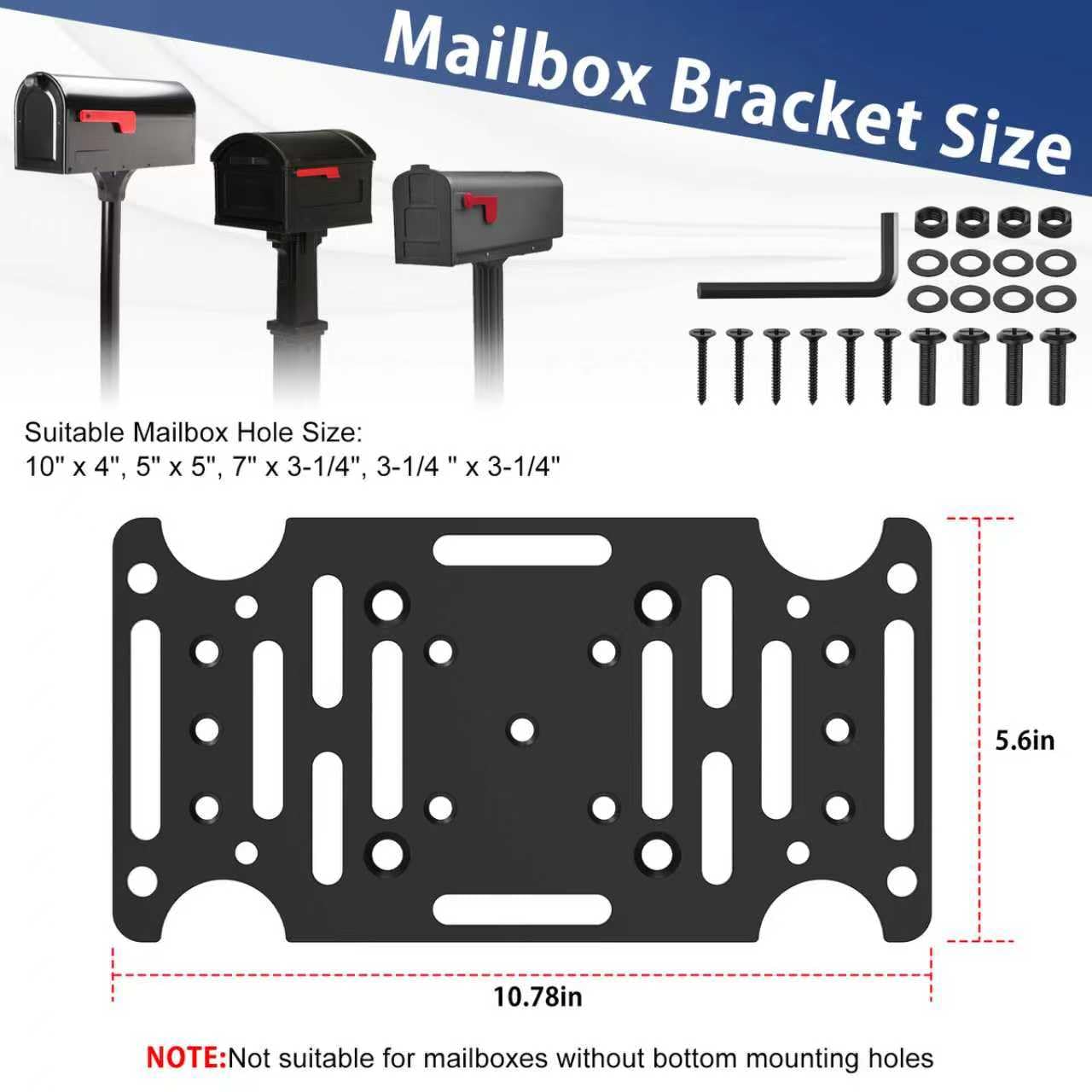 Linone mounting plate with 5x5 holes for secure box attachment.