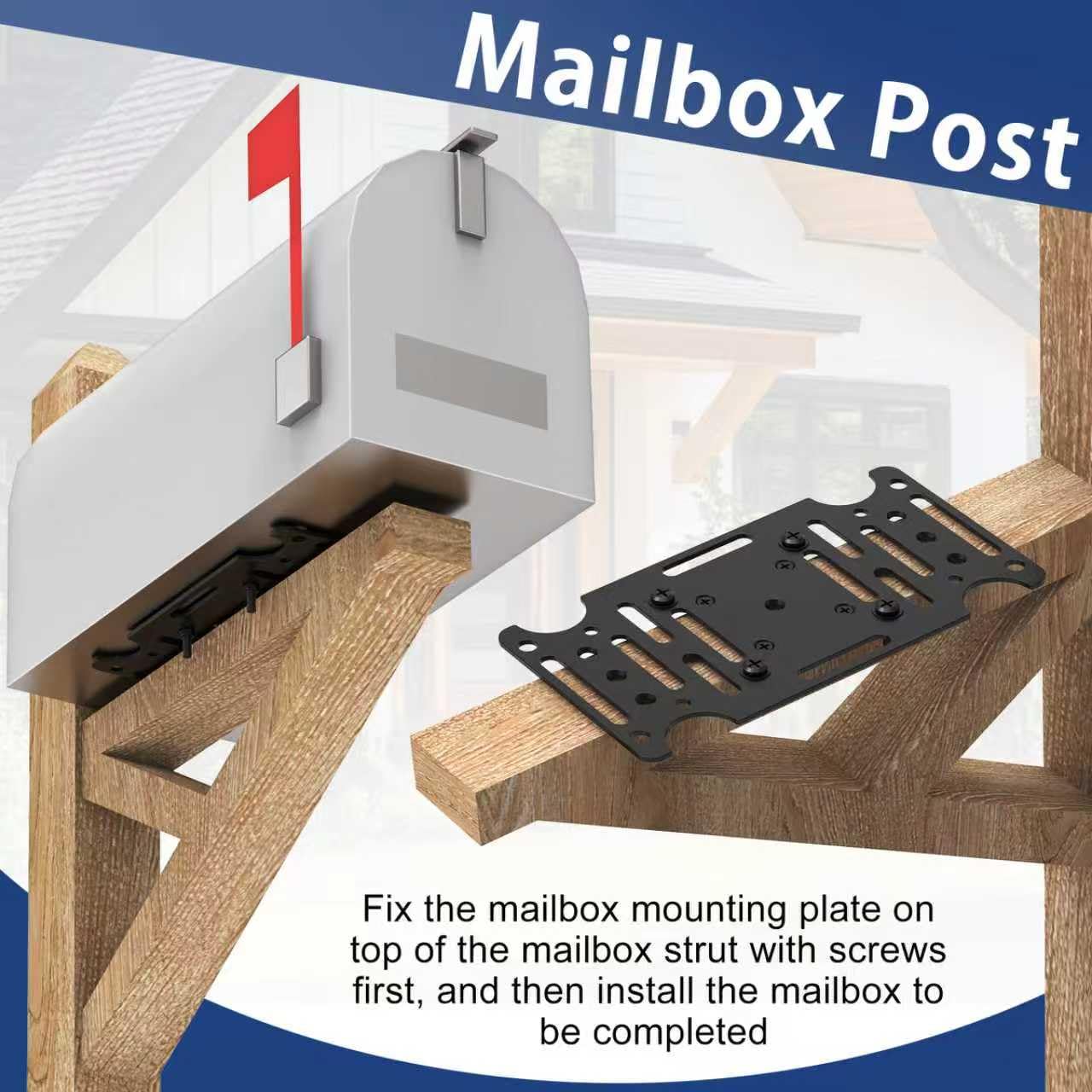 Linone plate showing 7x3-1/4 holes for flexible mounting.