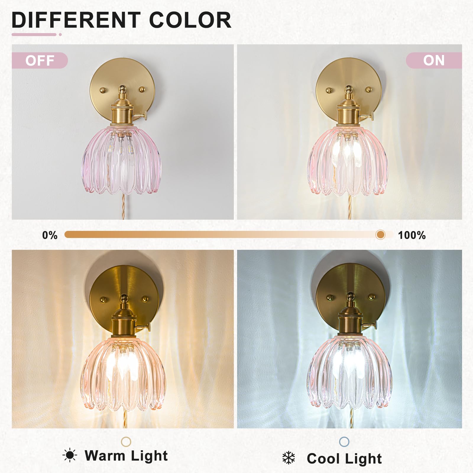 LINSEEDS bedroom wall decor offers warm glow and calming ambiance