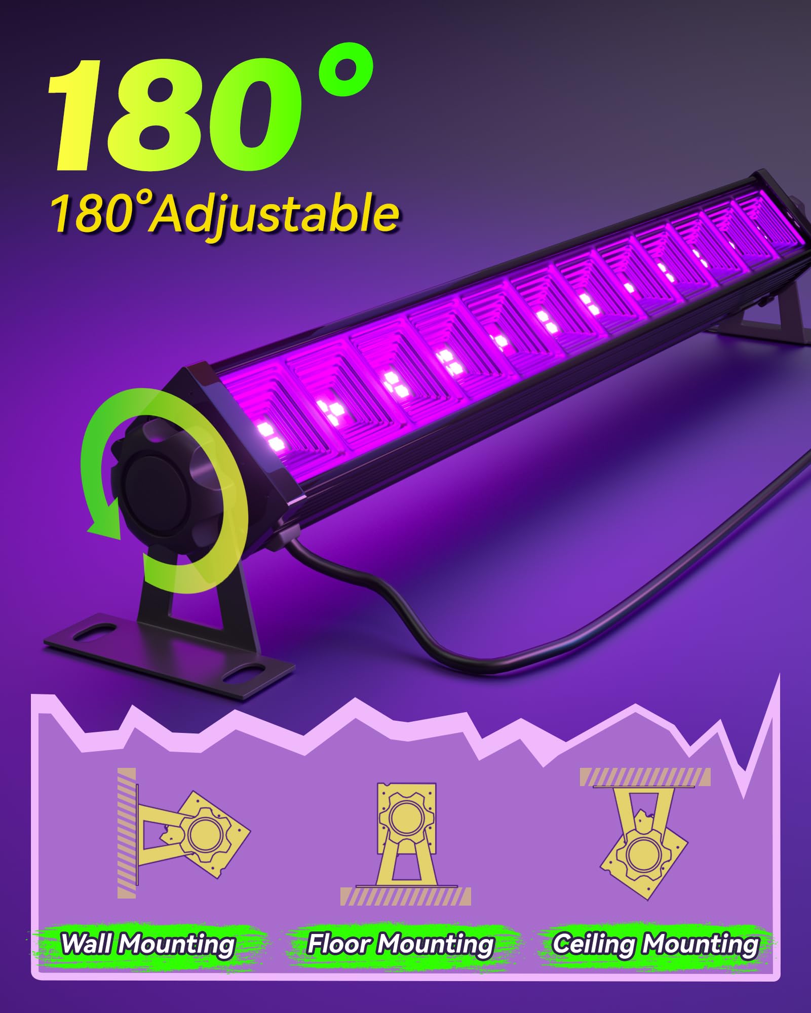 Linstaine Suitable for classroom and bedroom glow effects.