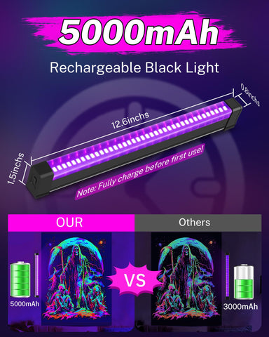 Linstaine compact portable UV bar ideal for classrooms and events.