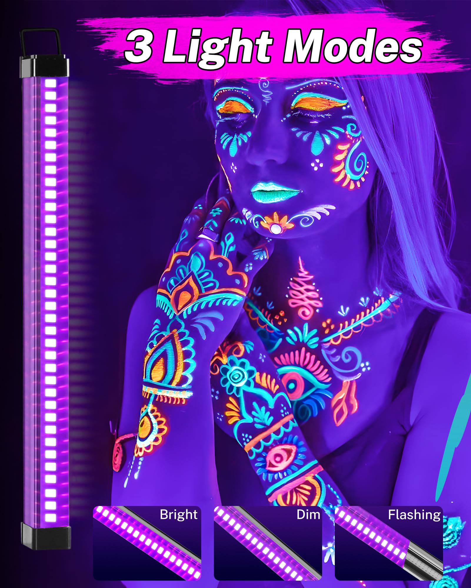 Linstaine glow party use for posters, tapestries, and costumes.