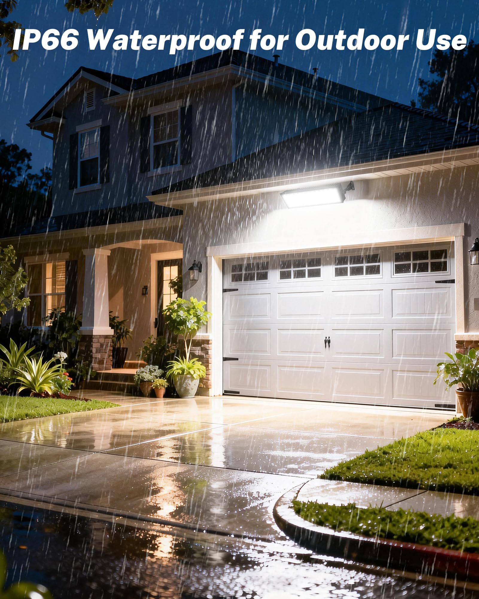 Linstaine LED Shop Lights adjustable bracket for ceiling, wall, or floor mounting.
