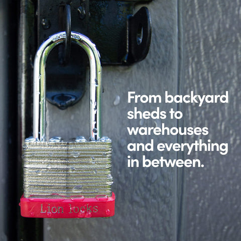 Lion Locks brass pin cylinder enhances pick resistance and durability.