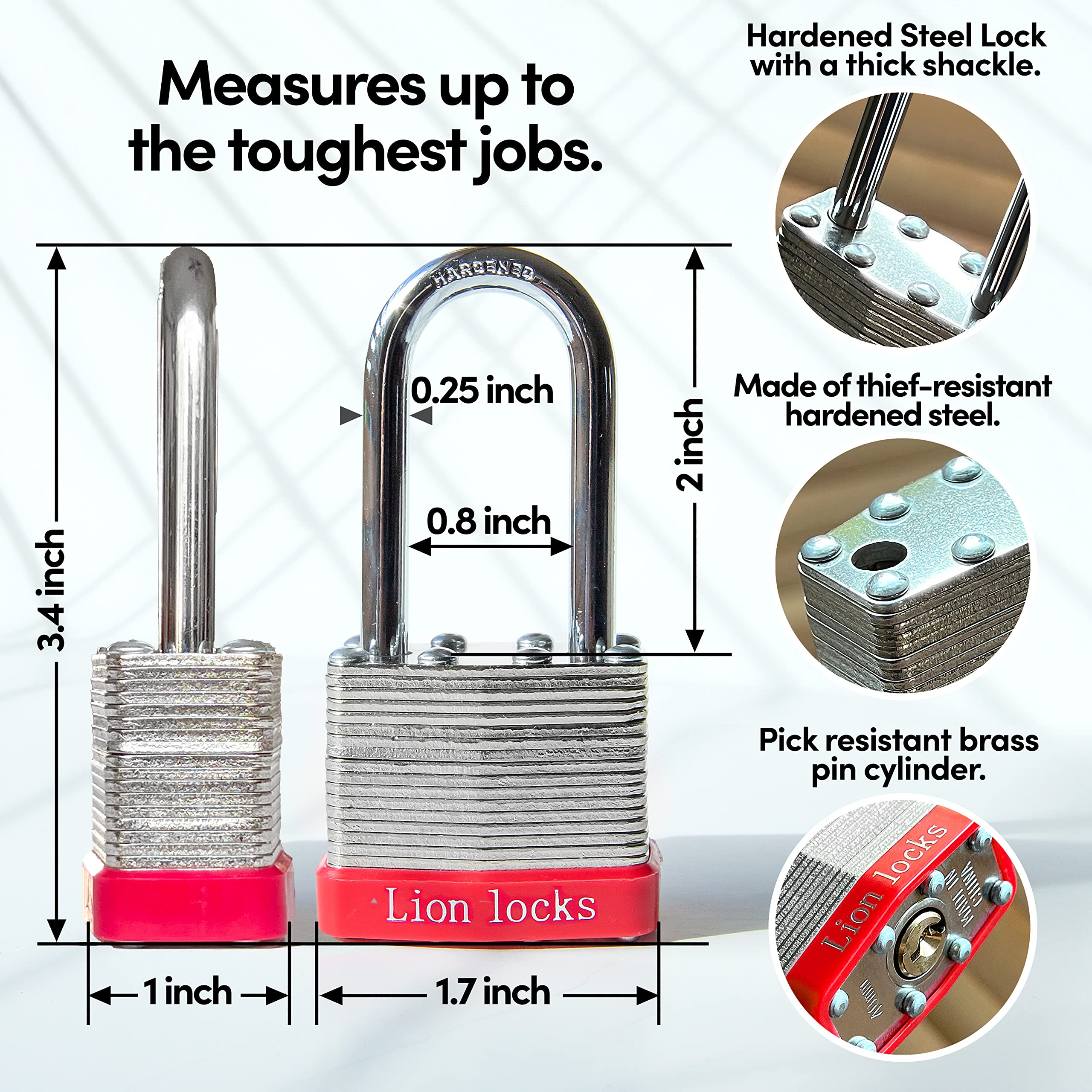 Lion Locks outdoor gate lock designed for durable, weather-ready security.
