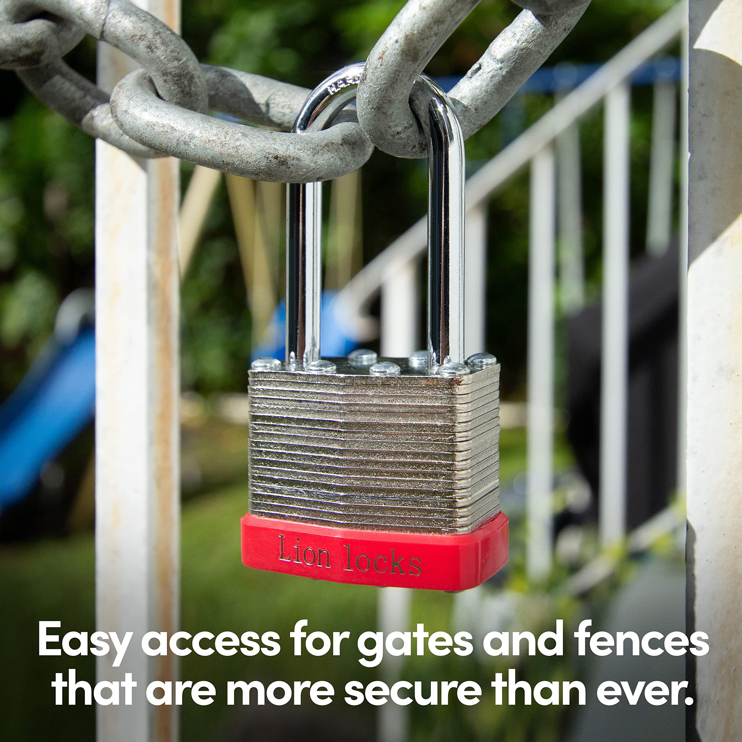 Lion Locks ideal for sheds and fences and outdoor storage.
