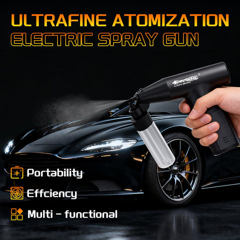 Lionbow cordless airbrush handheld—portability for garage or job site painting.