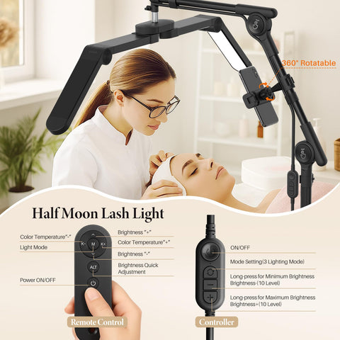 LIONVISON Height-adjustable stand adapts to workspace.