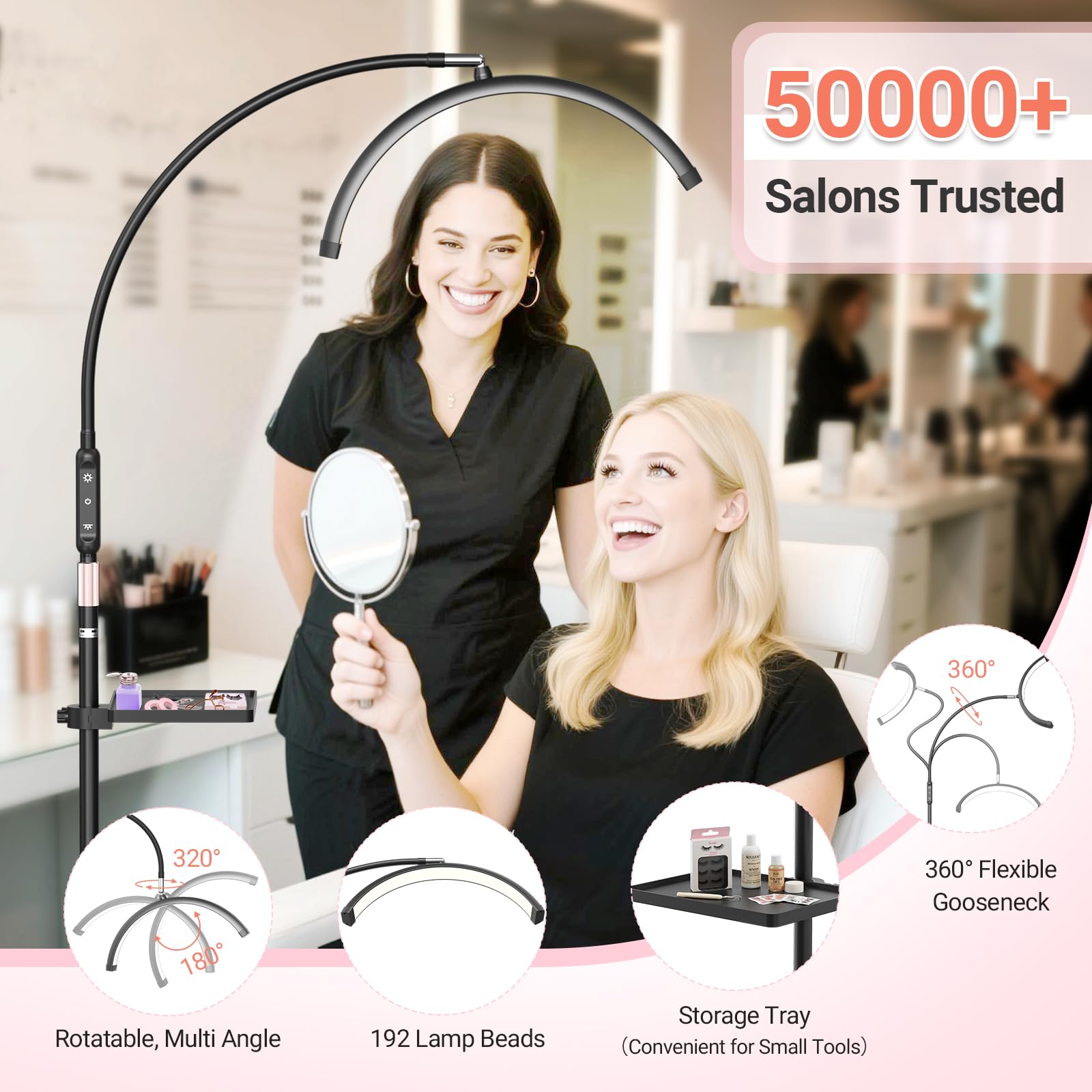 LIONVISON Portable design suits mobile lash studios.
