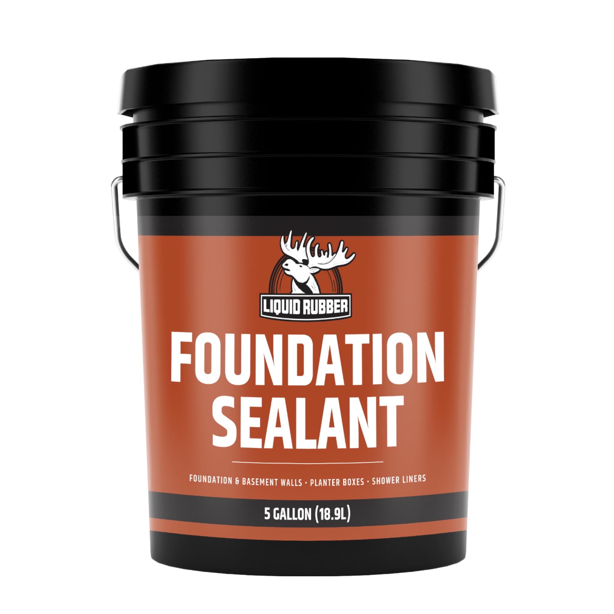 Liquid Rubber basement sealer application for leak prevention.