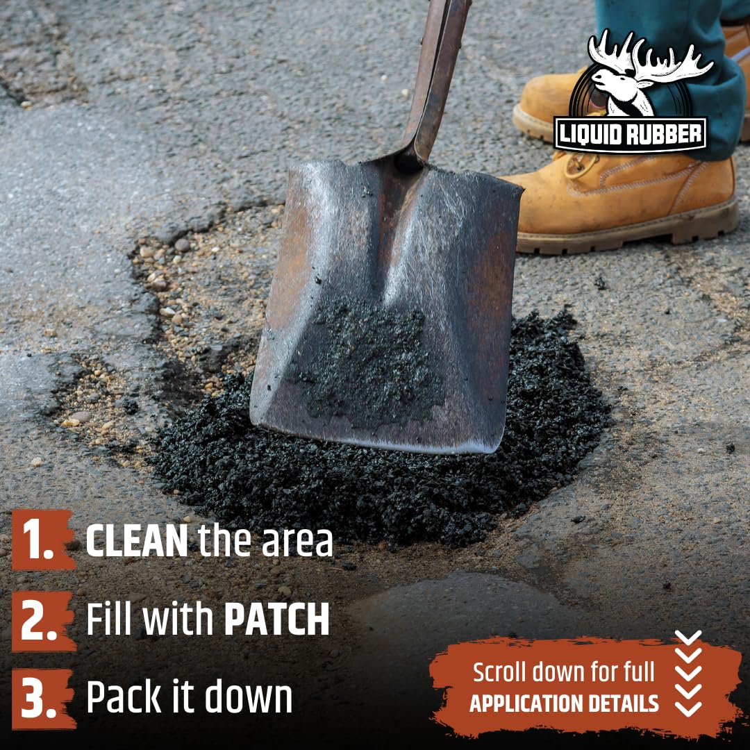 Easy cleanup with baby oil after patching using Liquid Rubber.
