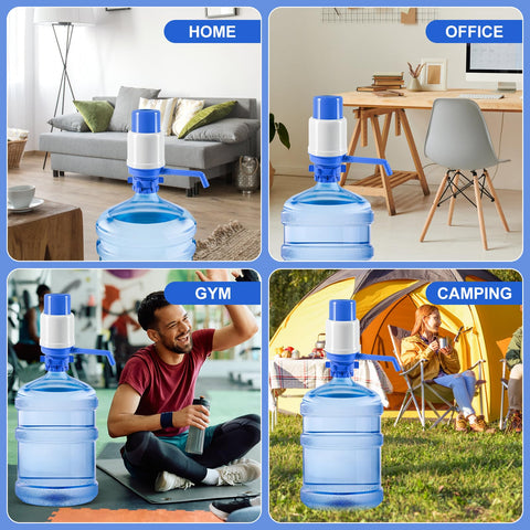Complete package with pump, tubes, spout, cap, and brush for ready use