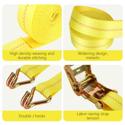 LISHINE strap with 10,000 lbs break strength on rugged hardware