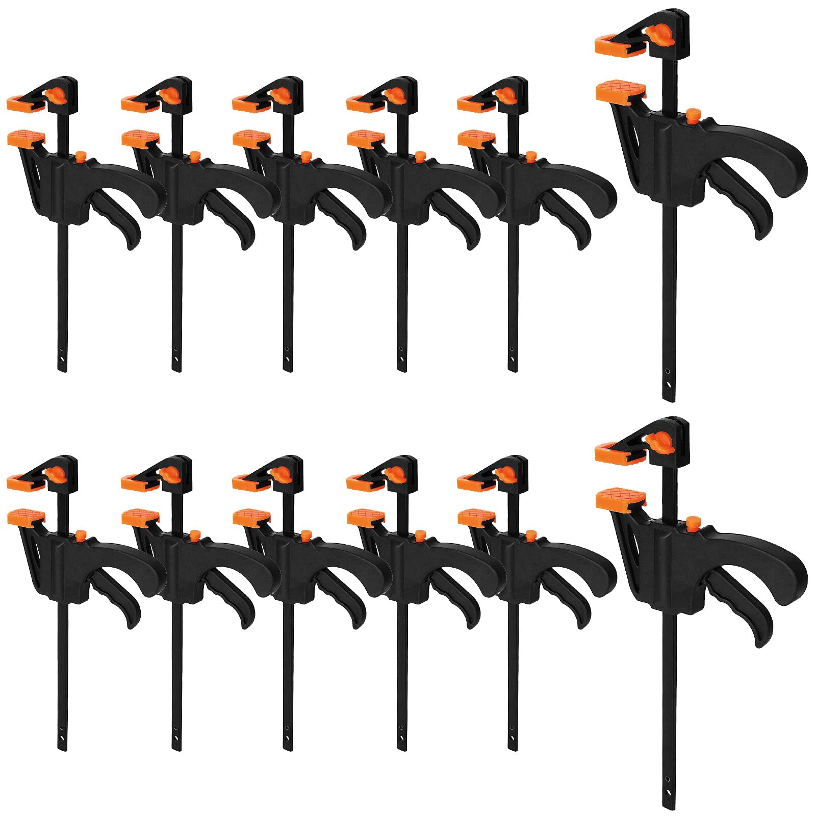 LISHINE 4-inch bar clamps for woodworking securely hold pieces during assembly