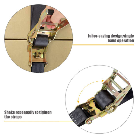 LISHINE 8000lbs break strength conveys rugged cargo control.