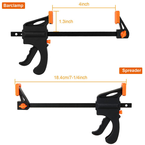 LISHINE one-handed trigger clamp with quick-release for easy adjustments