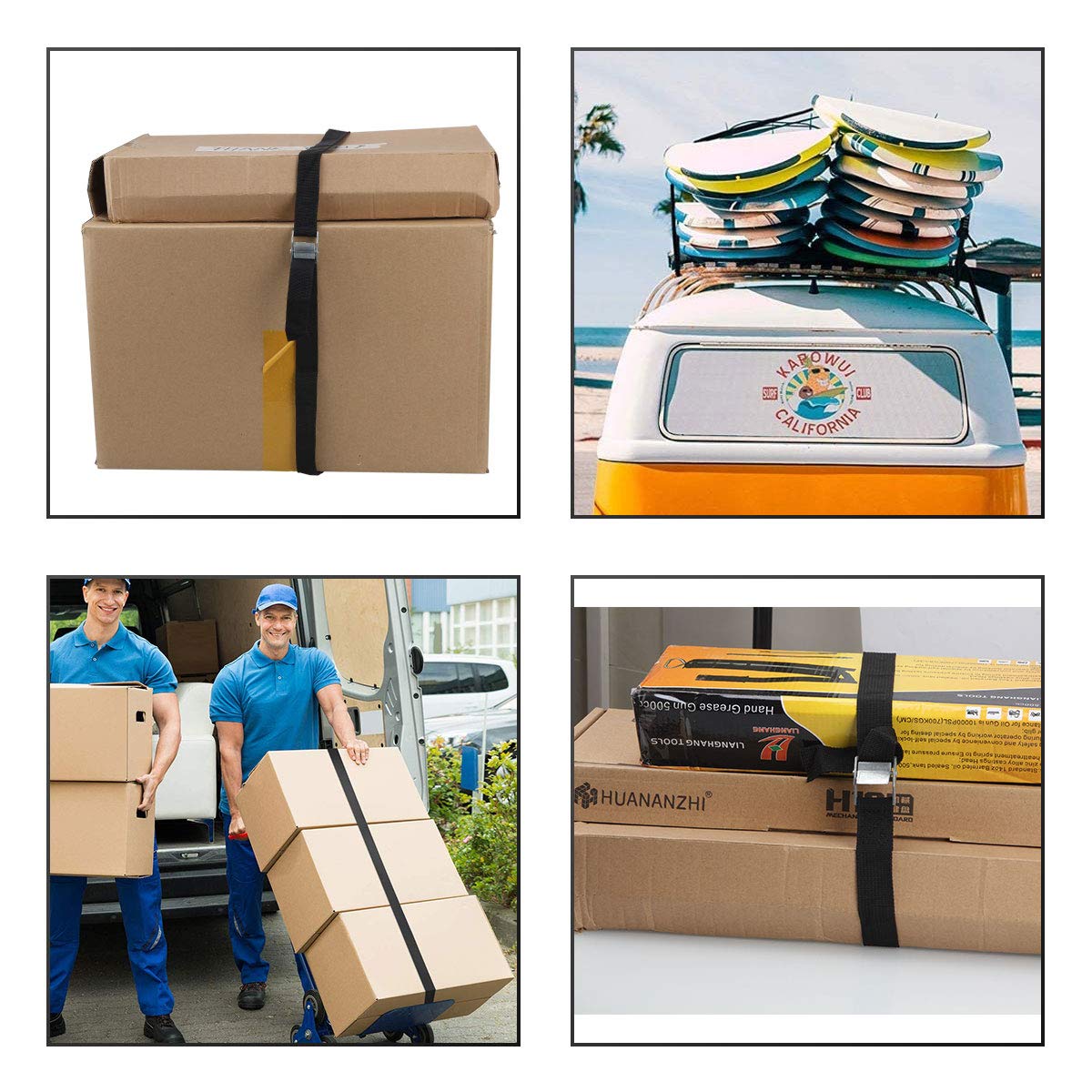 Packaging shows 10 straps in the LISHINE set
