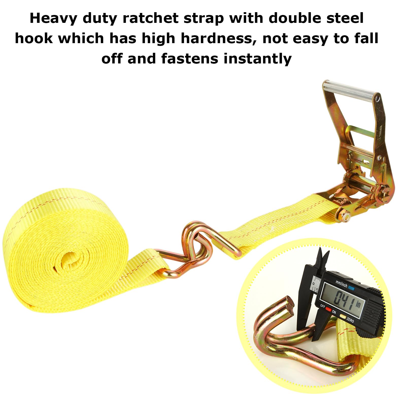 High-density polyester webbing of LISHINE strap resisting wear and fray