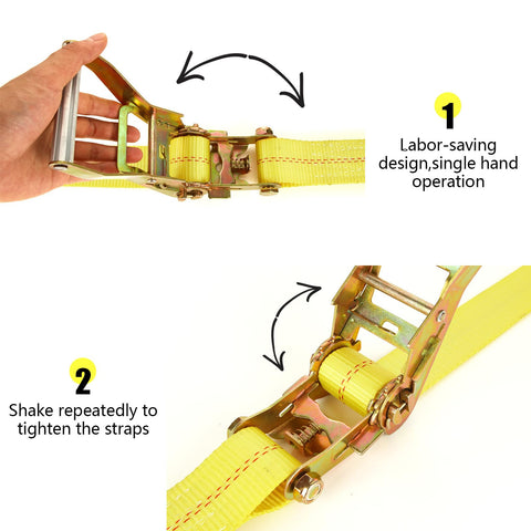 LISHINE ratchet release mechanism for quick securing and release