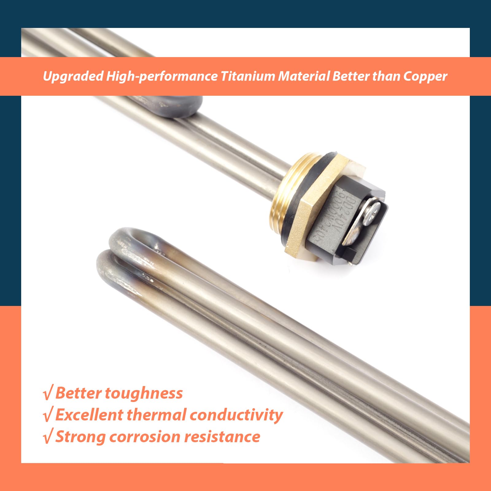 Lisnhlin 90240 titanium construction offers corrosion resistance and steady performance