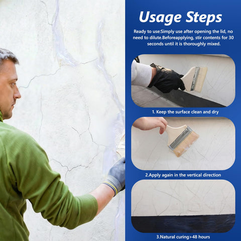 LISRUX durability test on exterior surface highlights crack resistance.