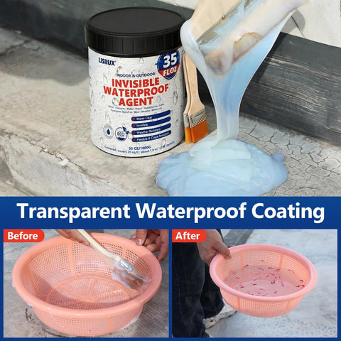LISRUX indoor bathroom sealant forms invisible waterproof film.