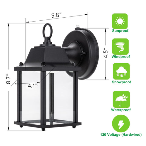 LIT-PaTH lantern rear view showing durable aluminum housing and glass