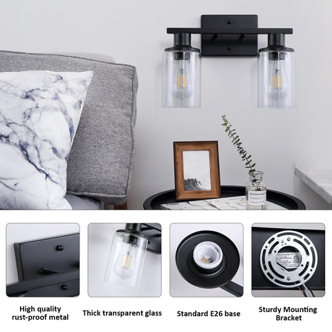 Litaddscen up and down mounting option for flexible bathroom or vanity styling