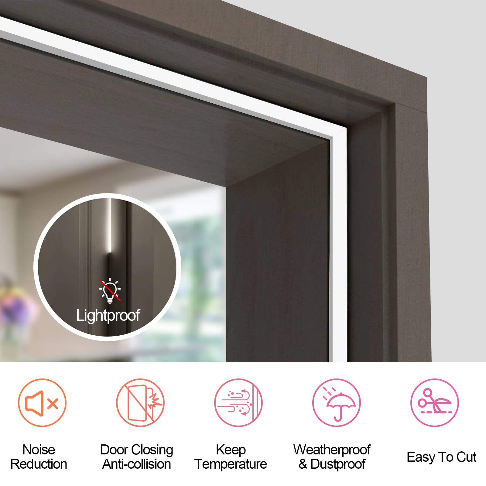 Litaibai durable kerf seal protects against rain, wind, and dirt.