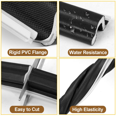 Litaibai durable large-gap seal withstands temperature changes for long-term exterior performance.