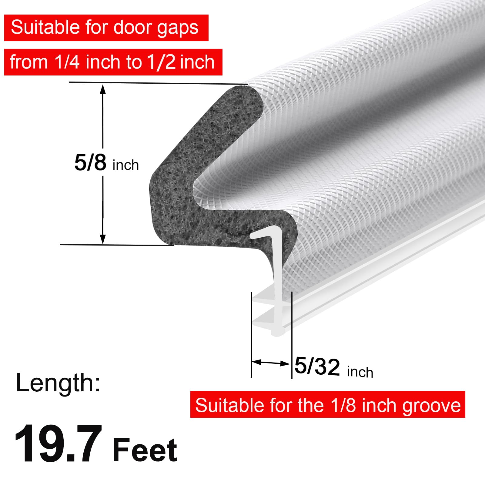 Litaibai kerf flange design enabling tool-free installation.