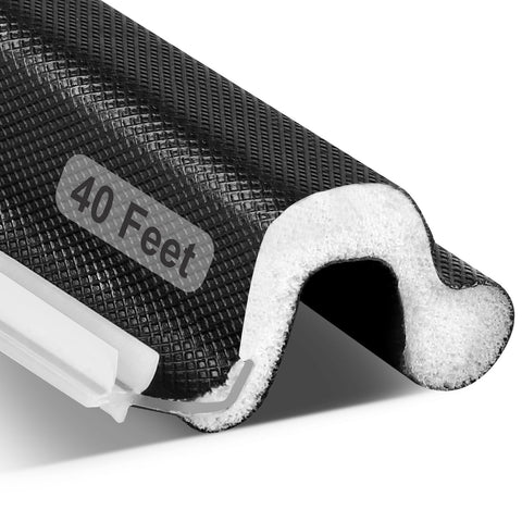 Litaibai large kerf door seal 40ft enhances large-gap weatherproofing for exterior doors.