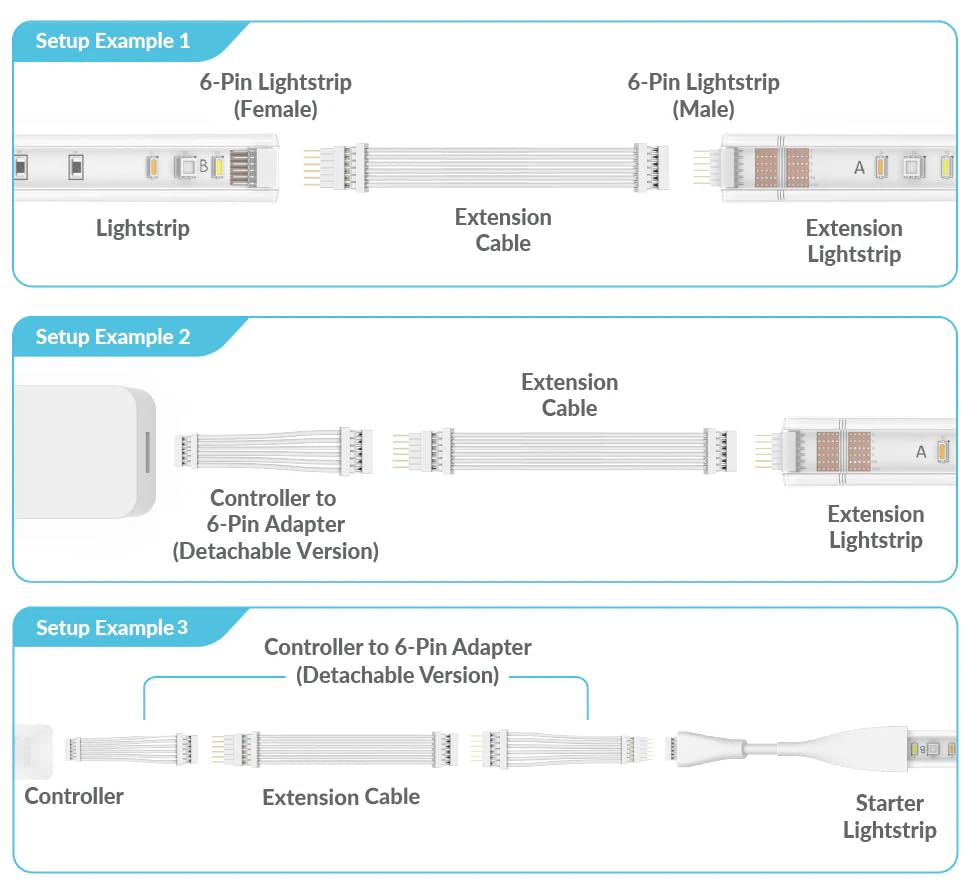 Litcessory controller 6-pin adapter guide for direct Philips connections